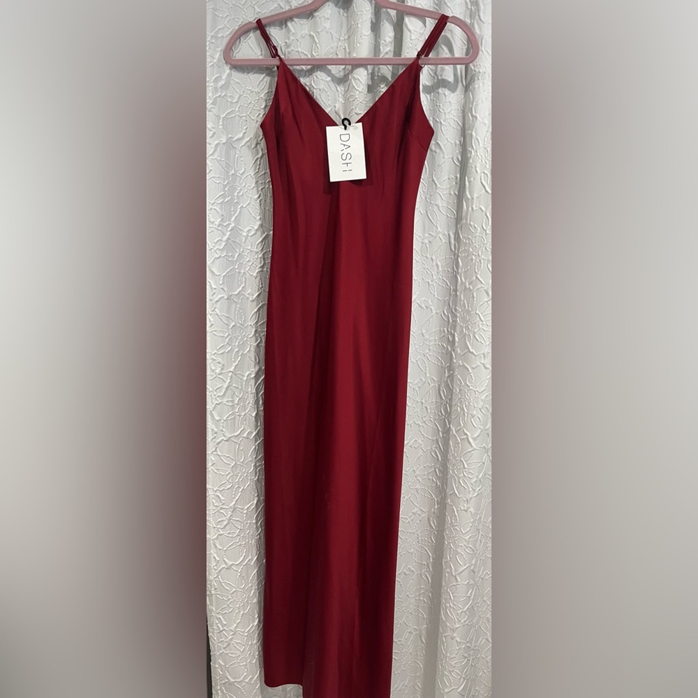 Brand Dash privacy please Baltic dress cranberry size XS